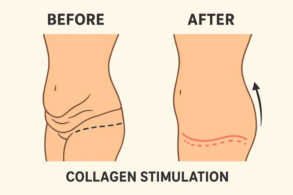 Before and after results for sagging skin after weight loss injections Somerset
