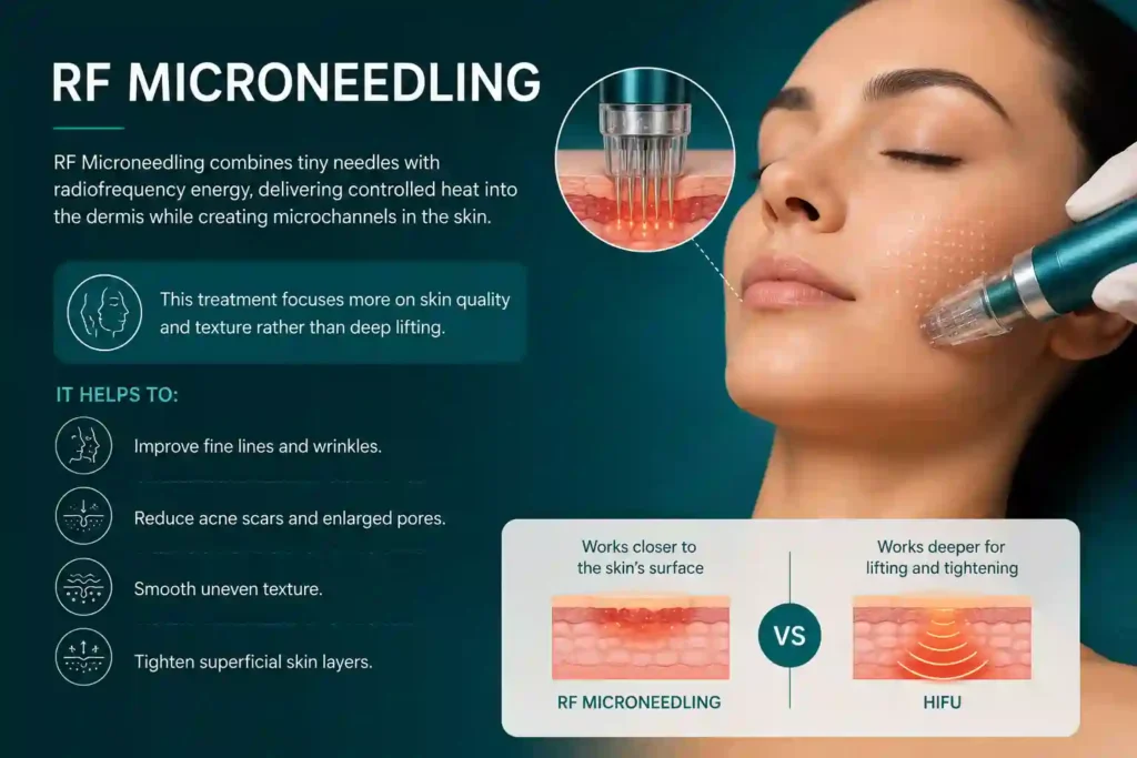 What Does RF Microneedling Do That HIFU Alone Cannot Somerset