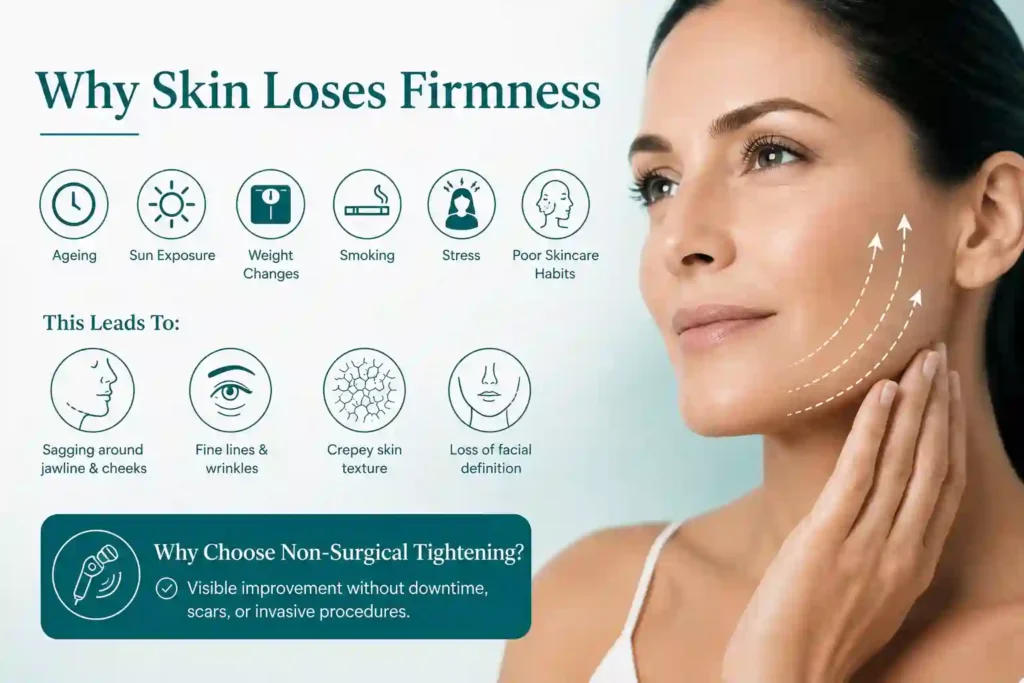 What Makes Skin Lose Firmness and Why Do People Seek Non-Surgical Tightening Somerset ?